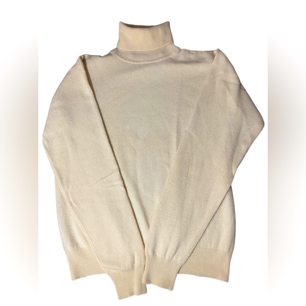 Valerie Stevens 100% Cashmere Turtleneck Sweater Women's Large